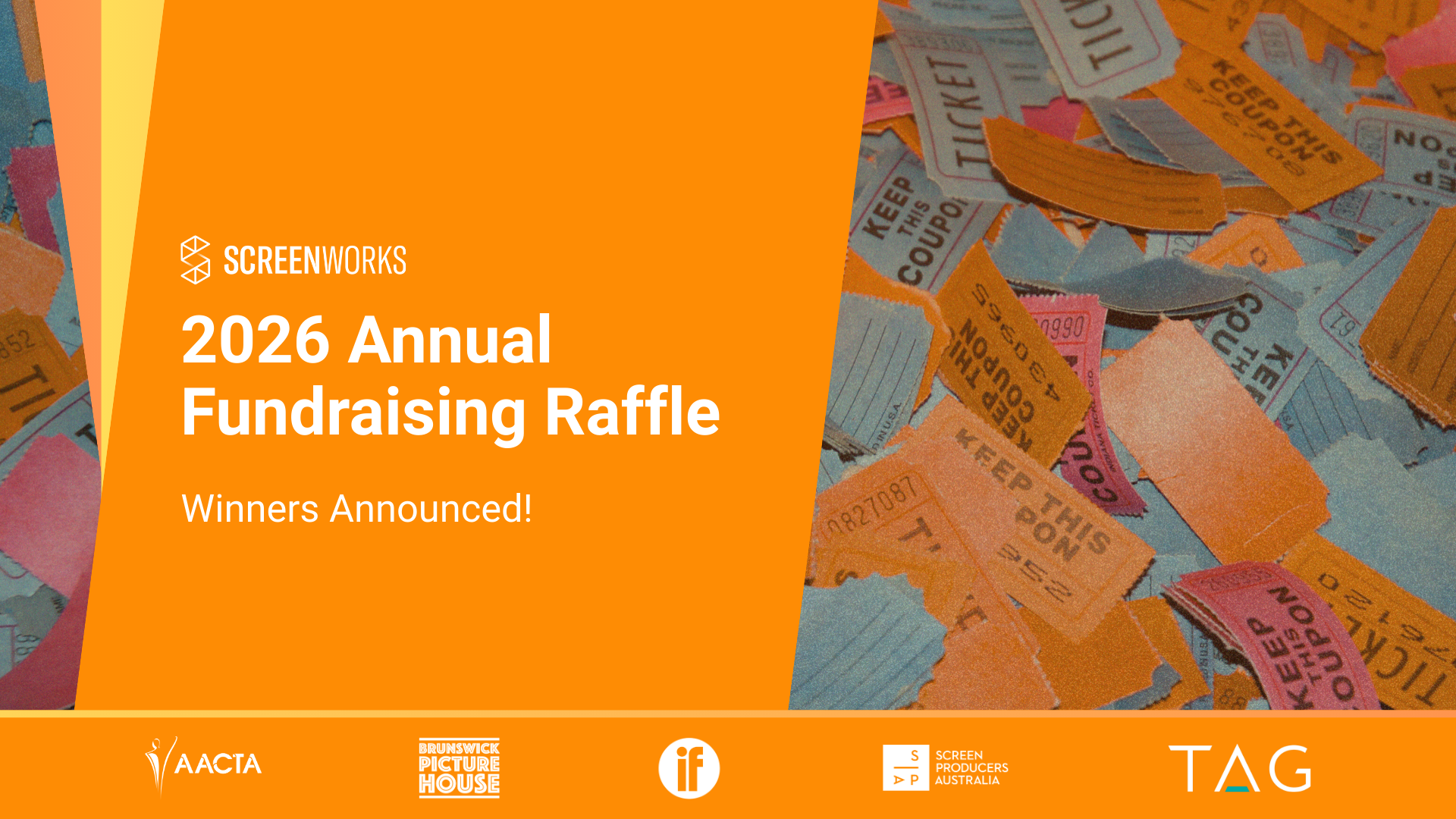E-Flyer – Winners Announced – Annual Raffle 2026